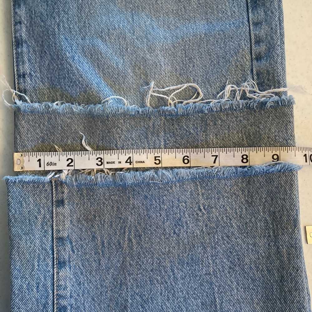 Garage Denim Blue Wide Leg Jeans - Picture 6 of 6